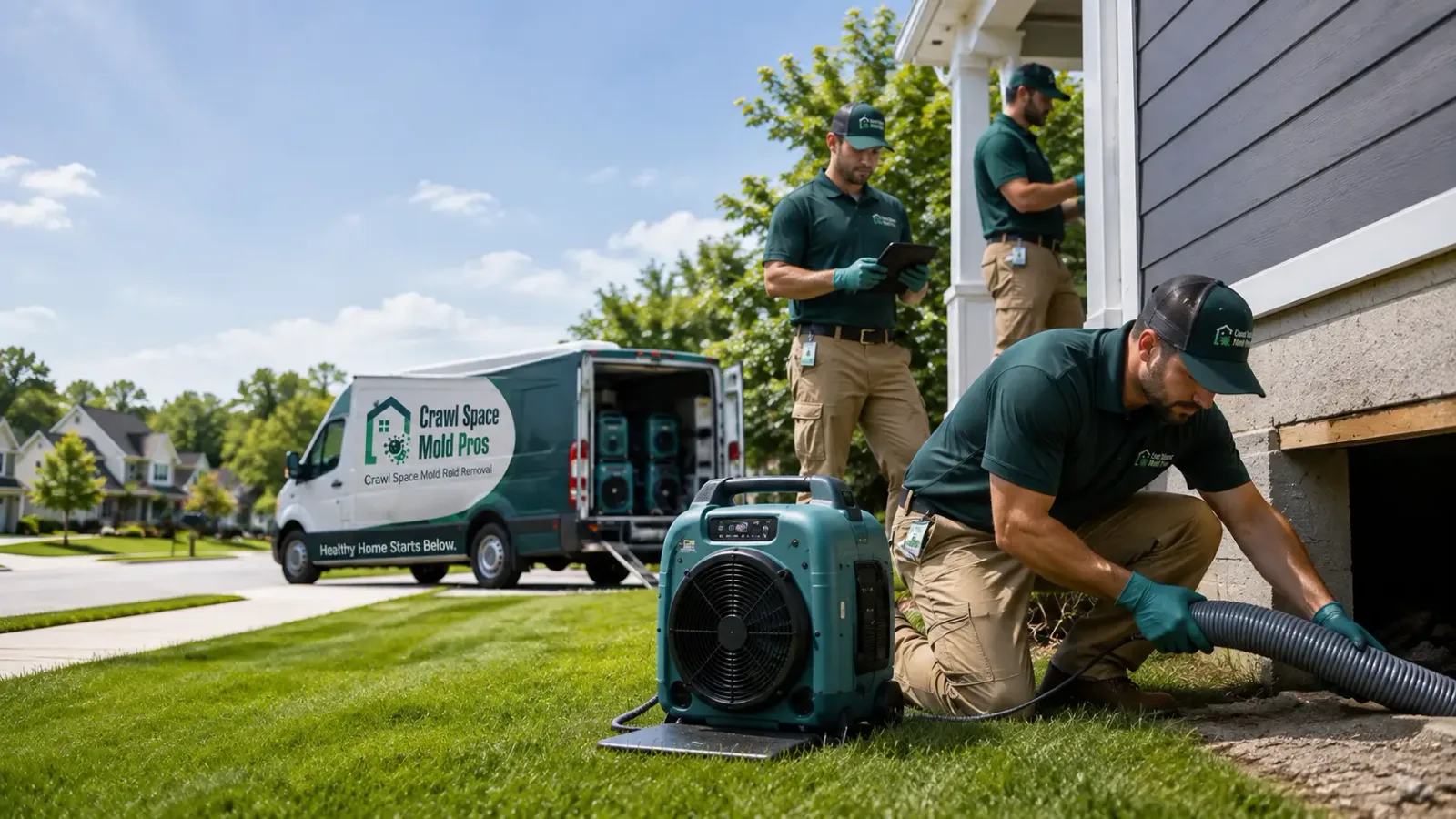 Crawl Space Mold Removal in Homerville, OH
